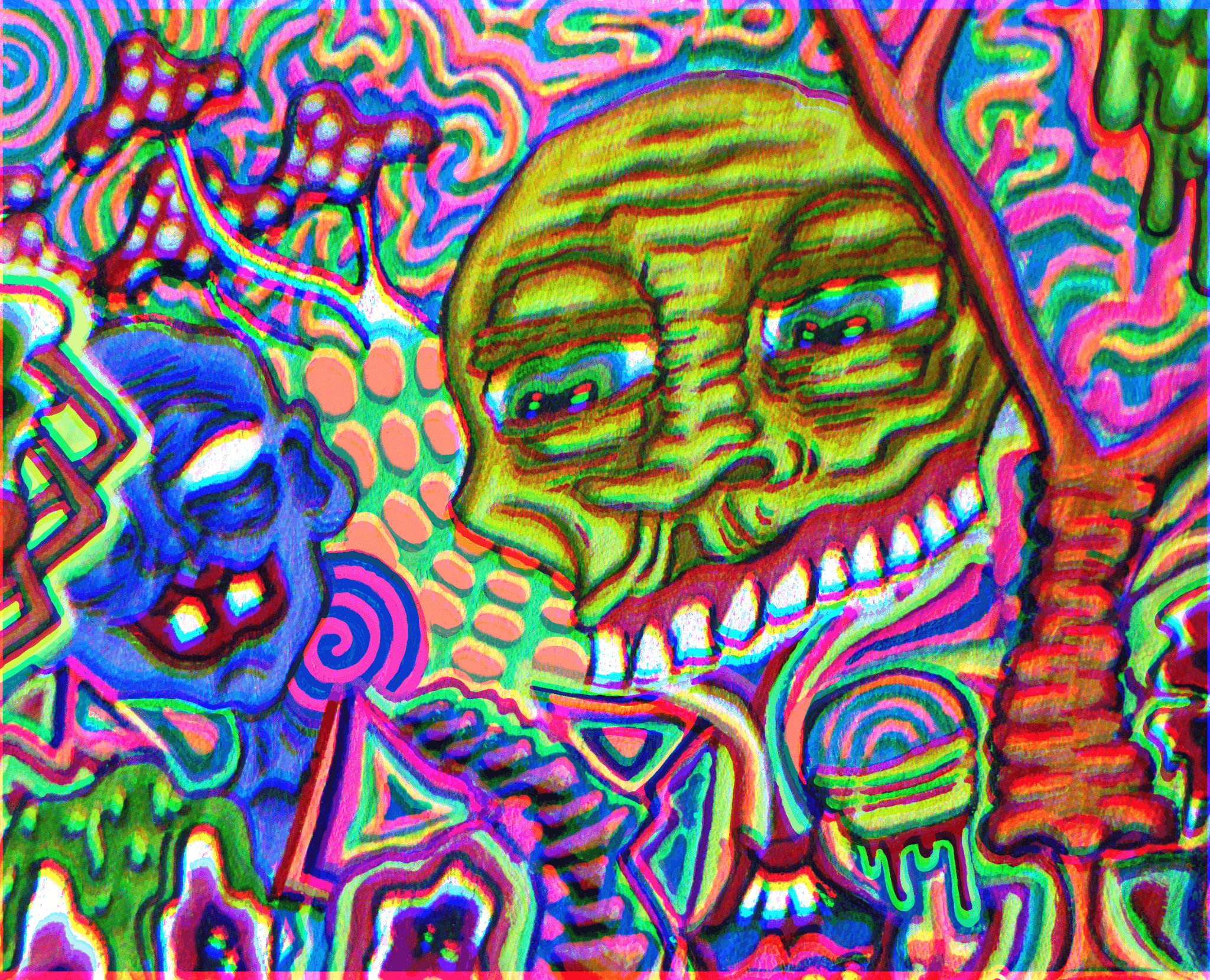 Trippy Drawings Wallpapers