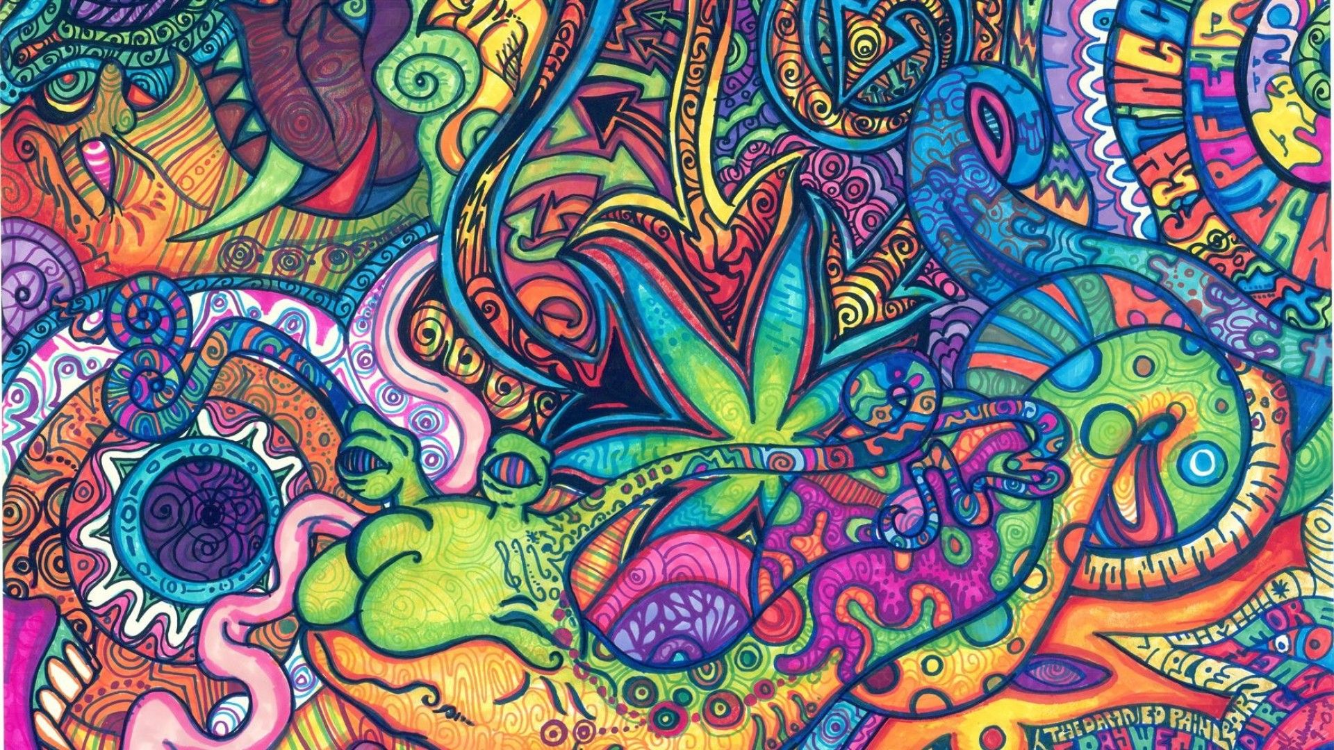 Trippy Drawings Wallpapers