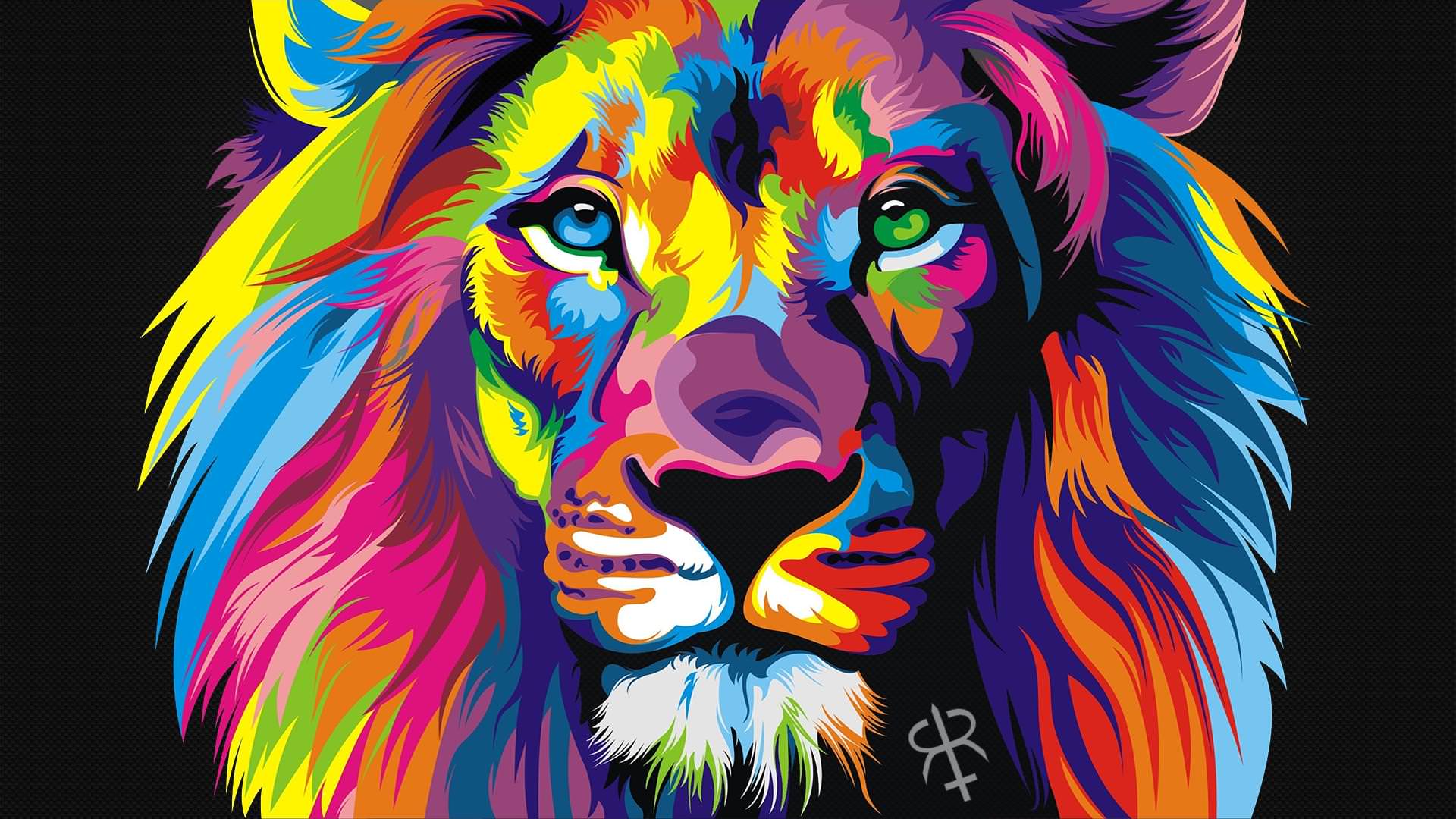 Trippy Lion Wallpapers