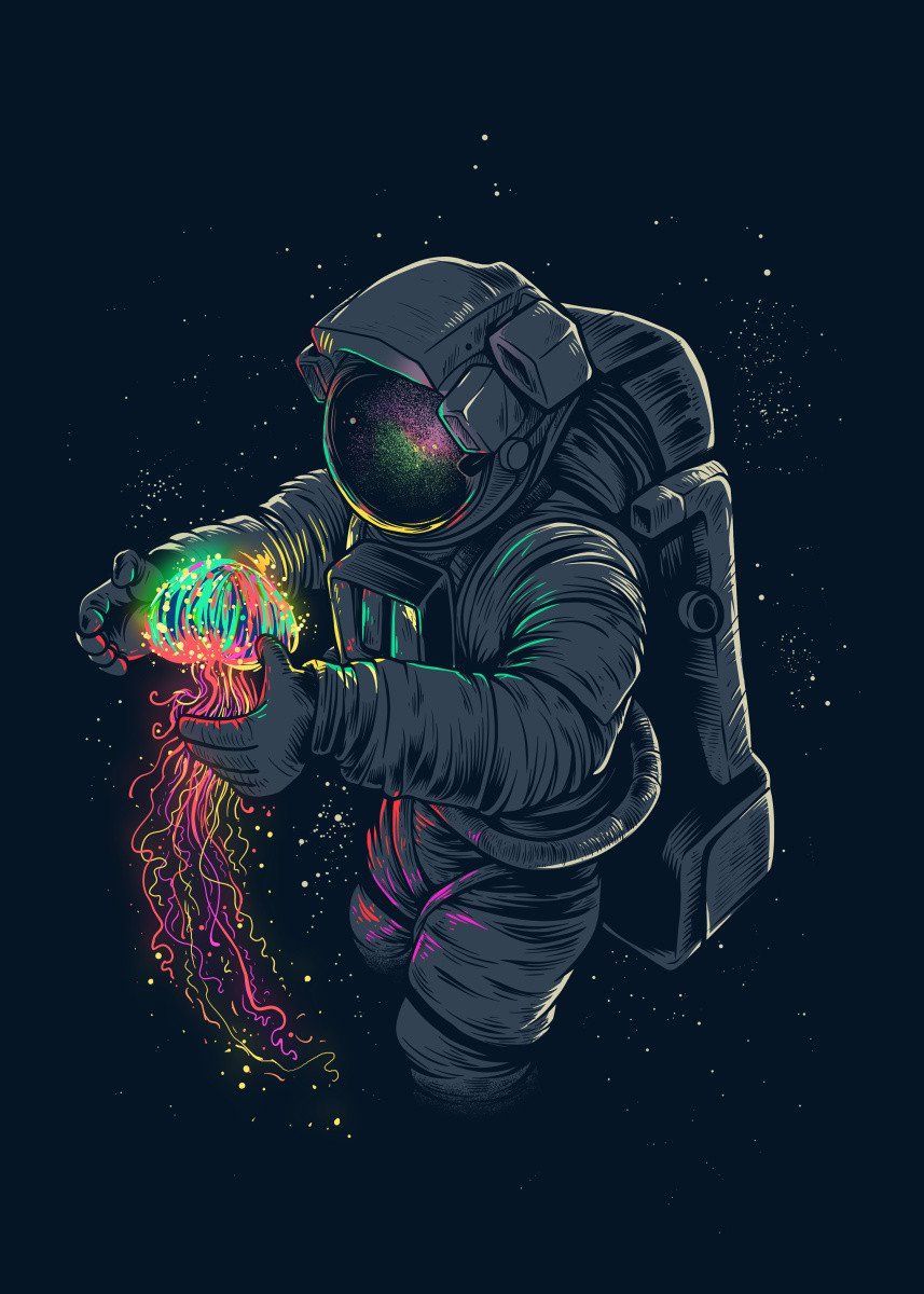 Trippy Space Art Wallpapers