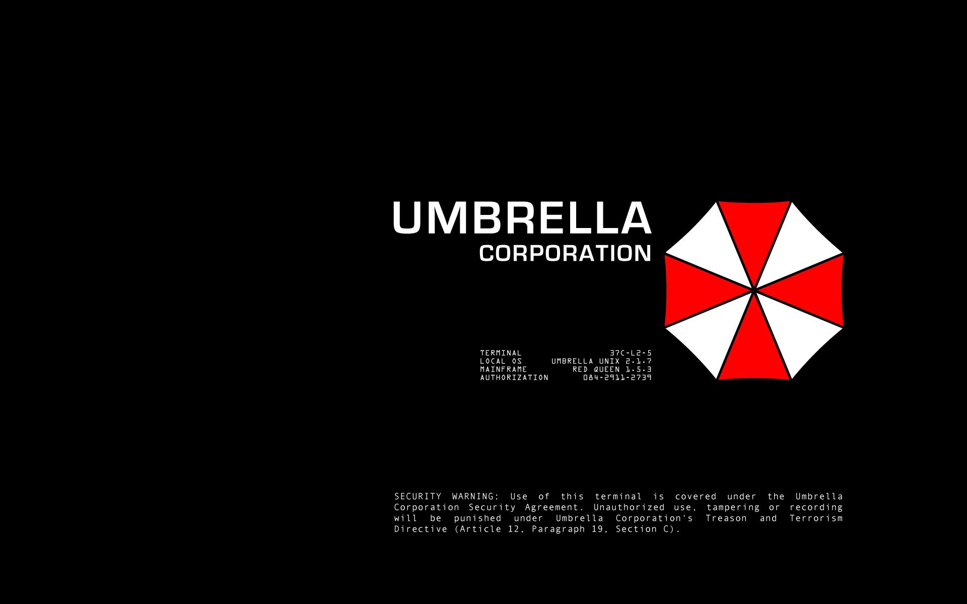 Umbrella Corporation 1920X1200 Wallpapers