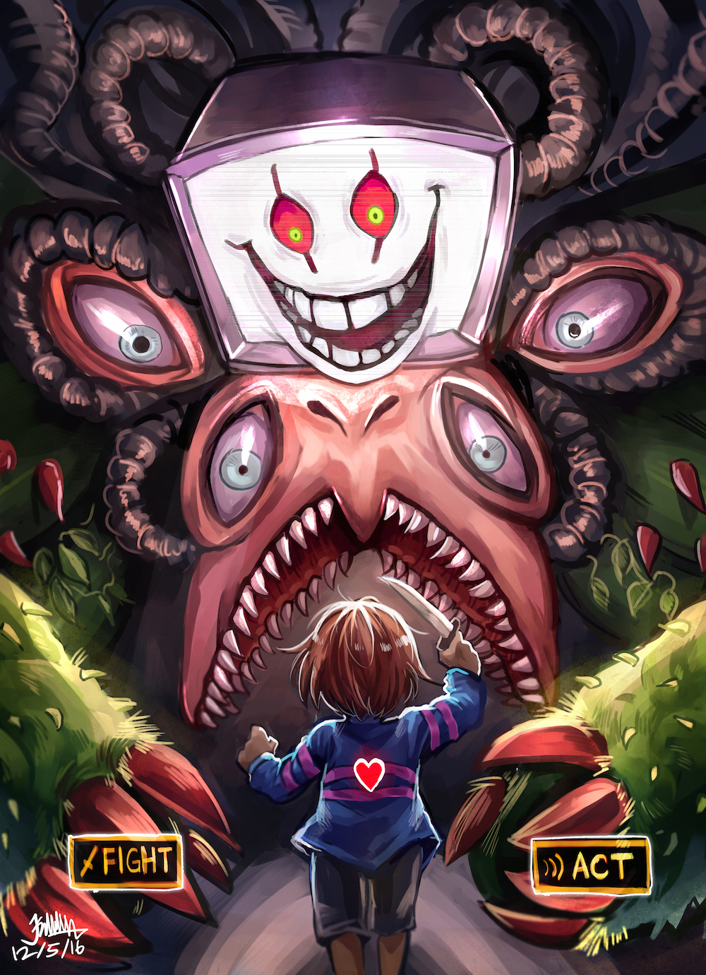 Undertale Flowey Wallpapers