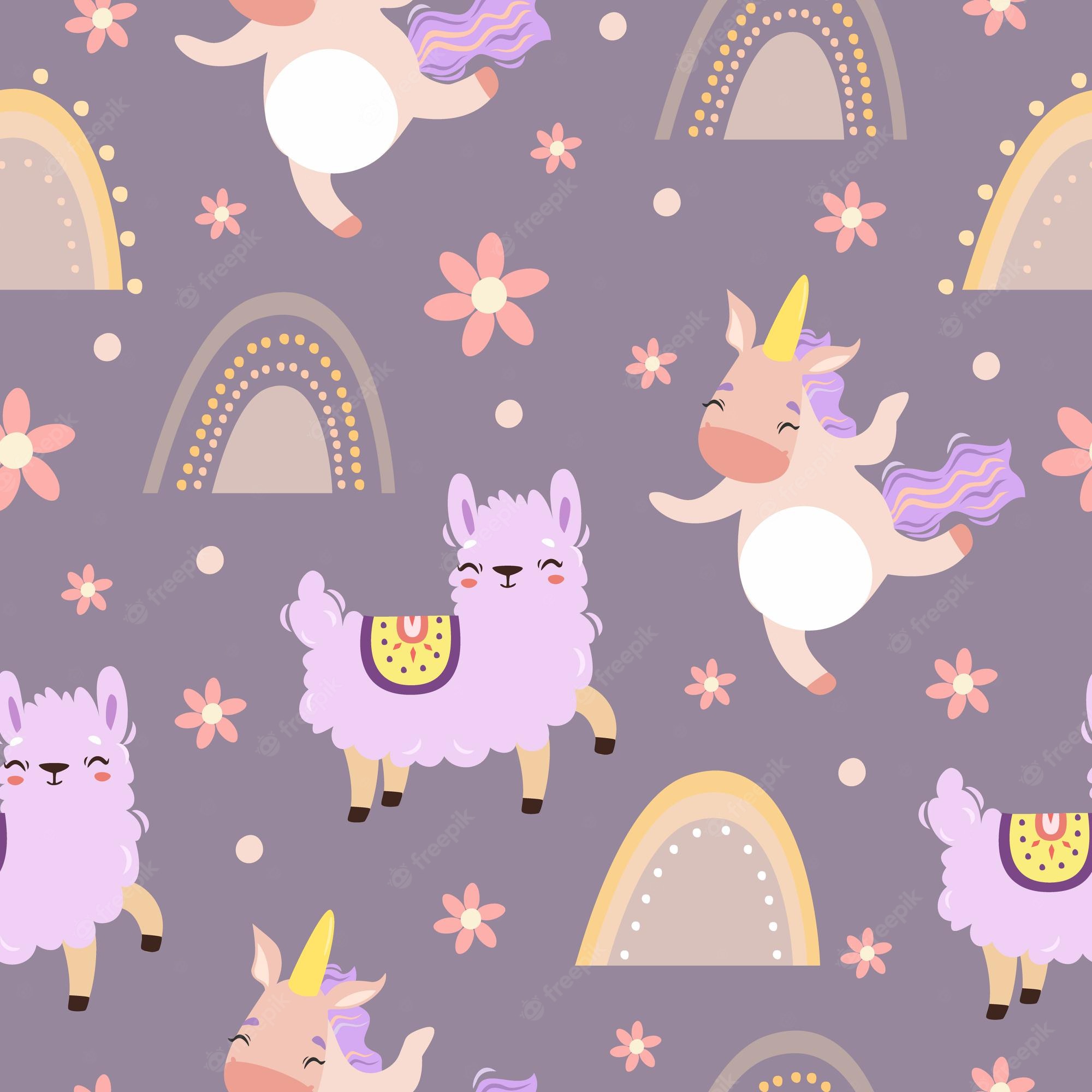 Unicorn Llama Wallpapers