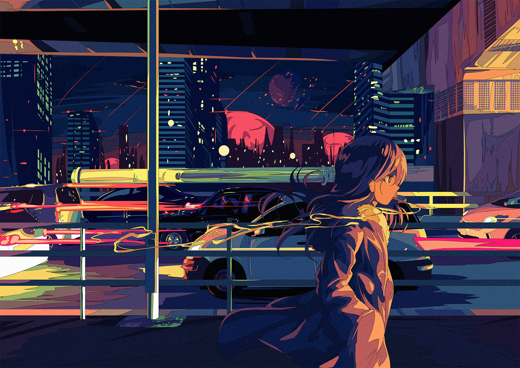 Urban Anime Art Wallpapers