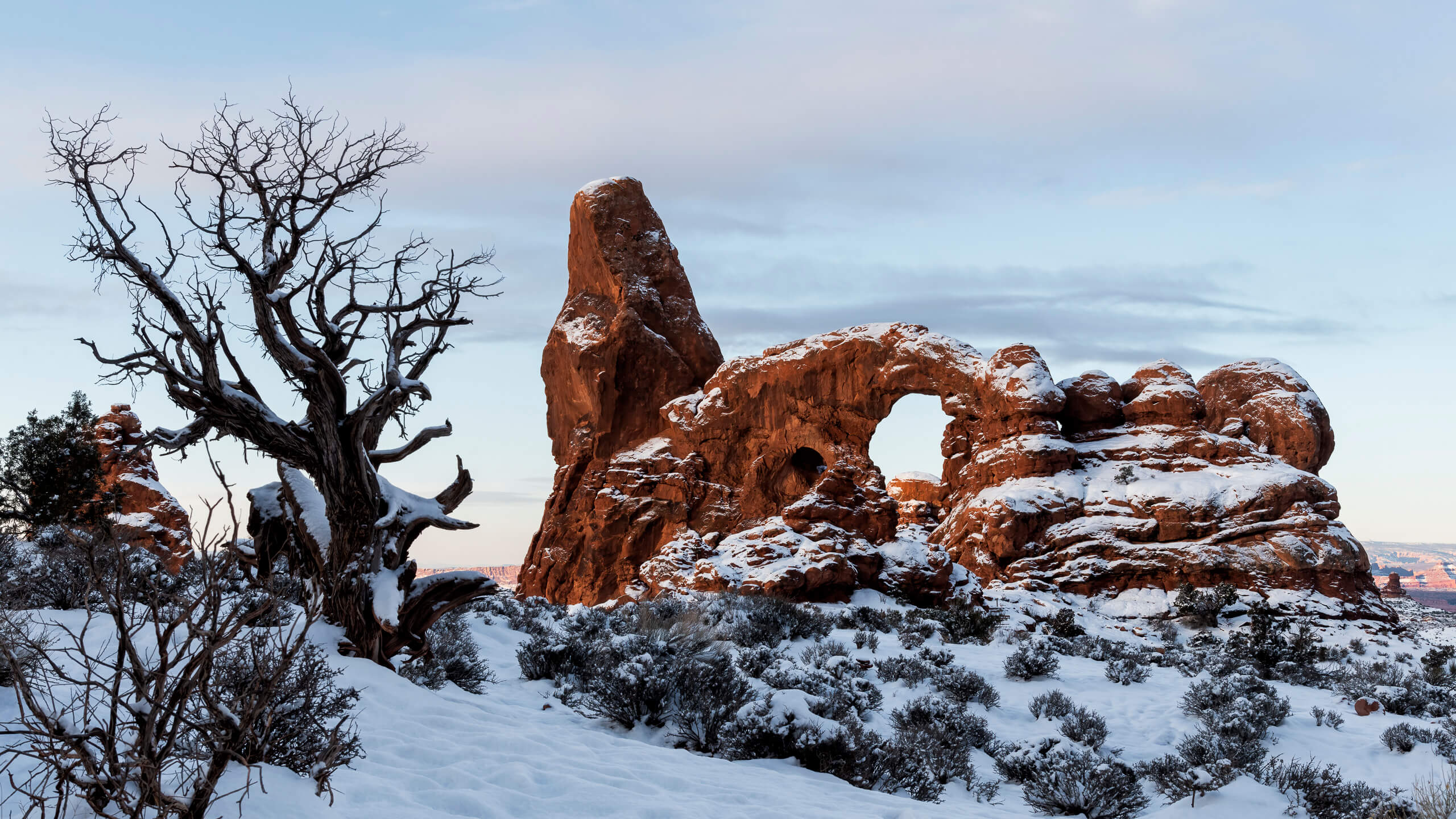 Utah Winter Mountains Wallpapers