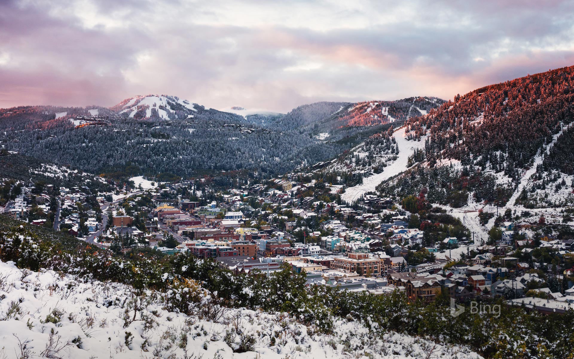 Utah Winter Mountains Wallpapers