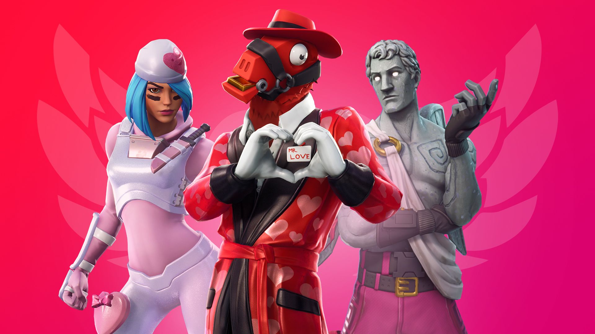 Valentine Skin Fortnite Wallpapers