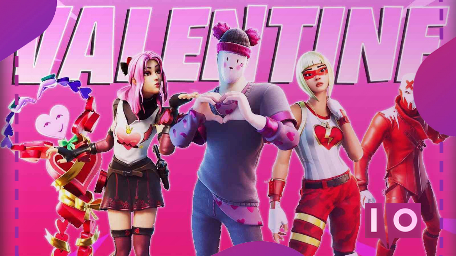 Valentine Skin Fortnite Wallpapers