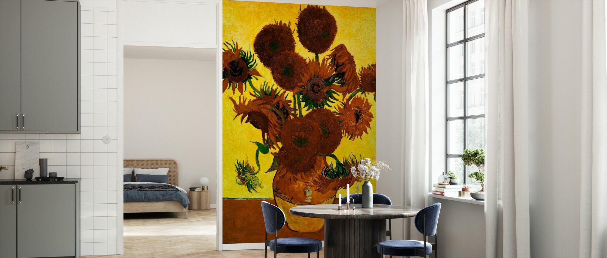 Van Gogh Sunflower Wallpapers