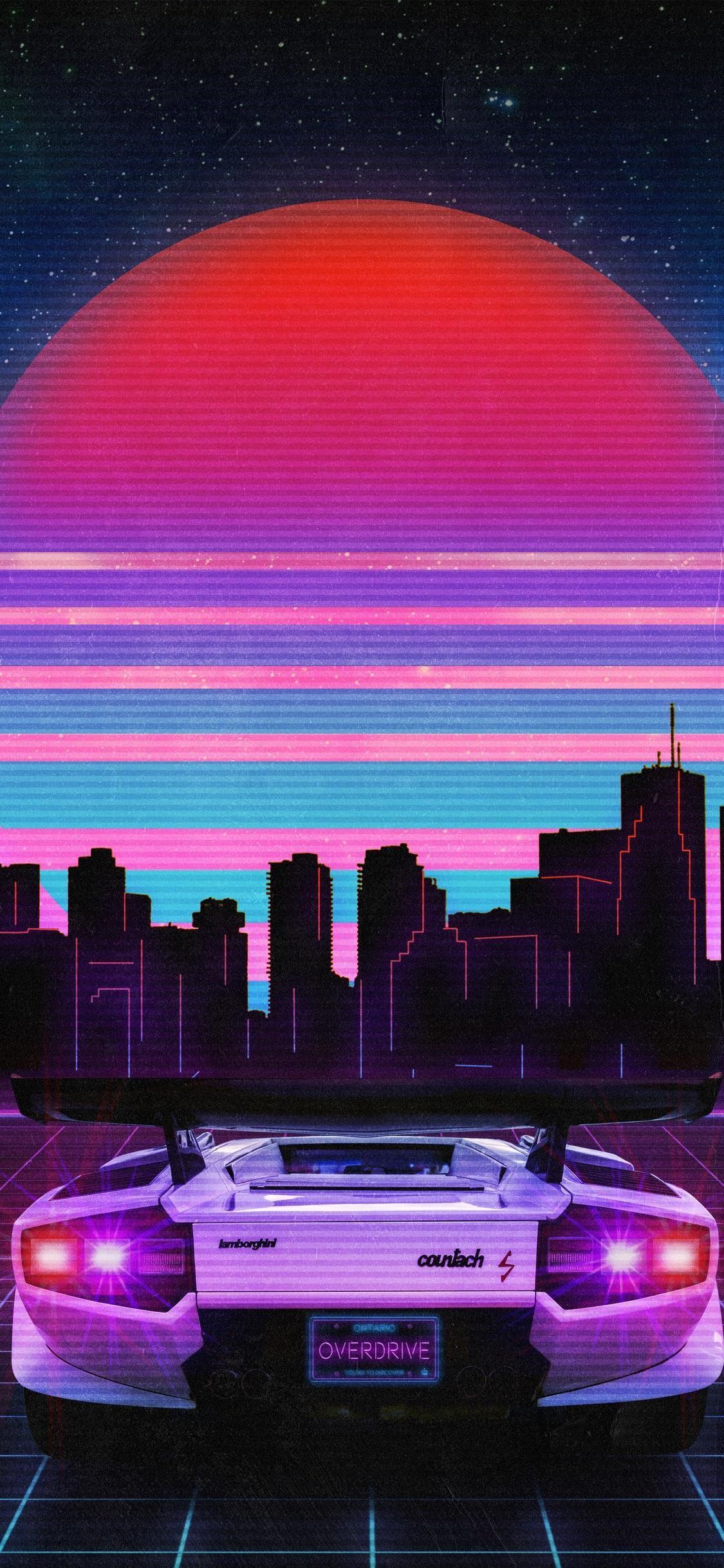 Vaporwave Car Wallpapers