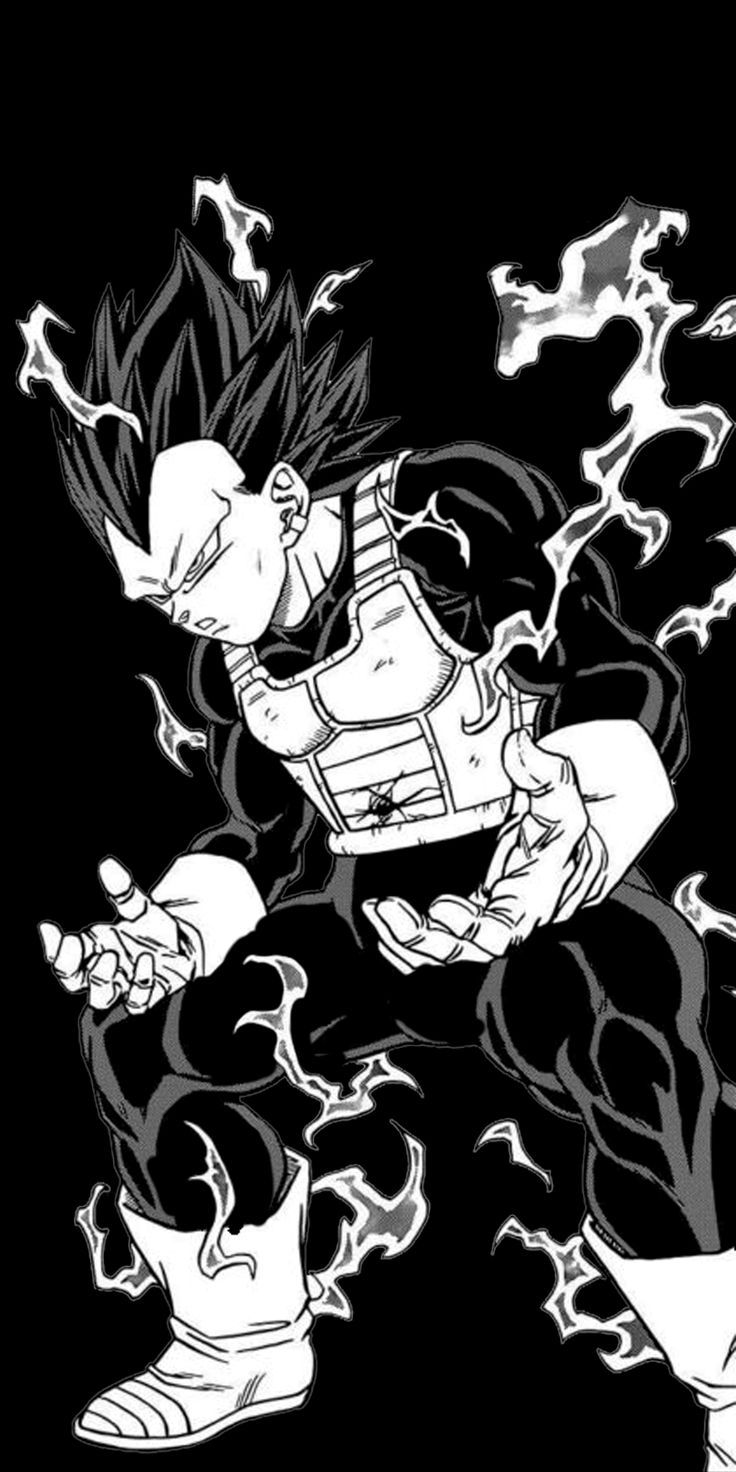 Vegeta Black And White Wallpapers