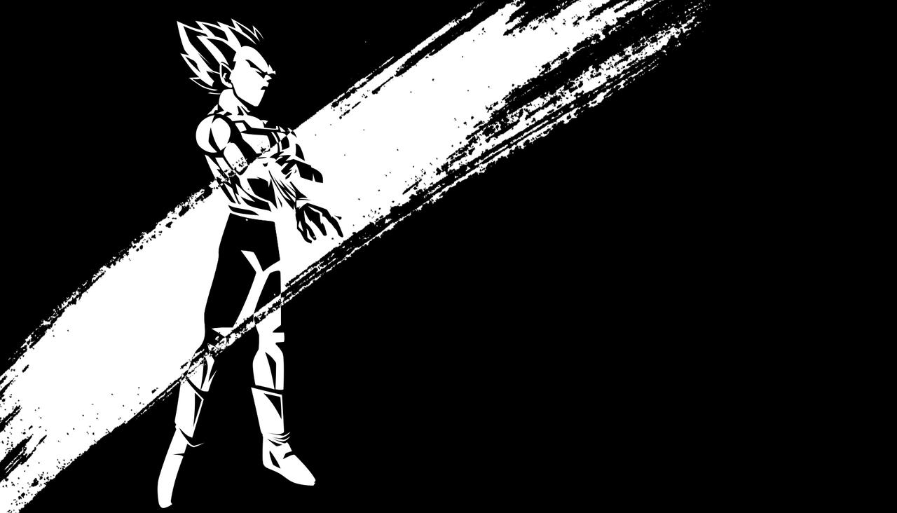 Vegeta Black And White Wallpapers