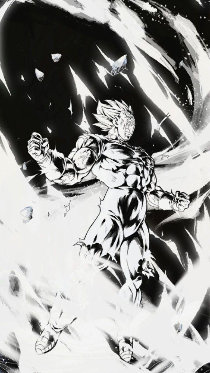 Vegeta Black And White Wallpapers