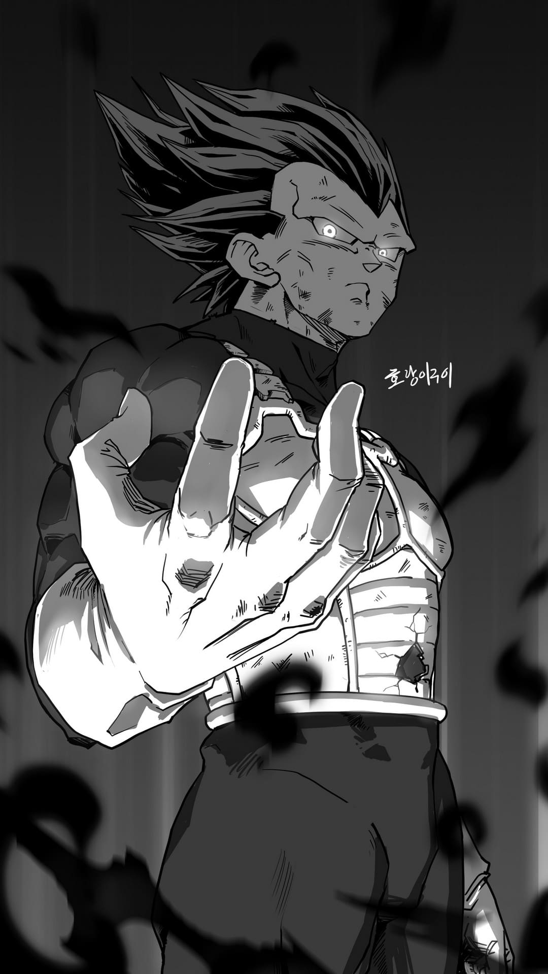 Vegeta Black And White Wallpapers