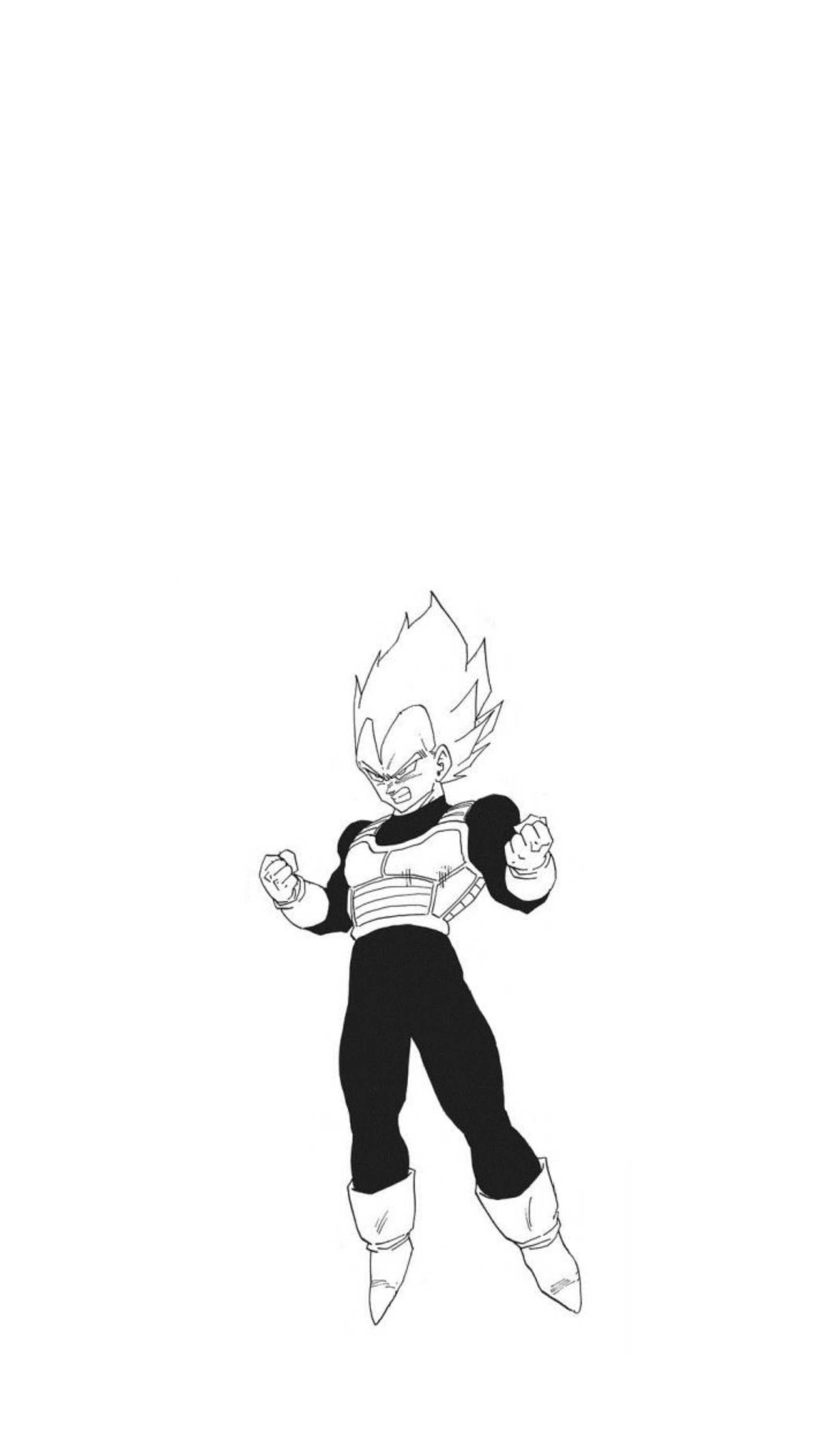 Vegeta Black And White Wallpapers