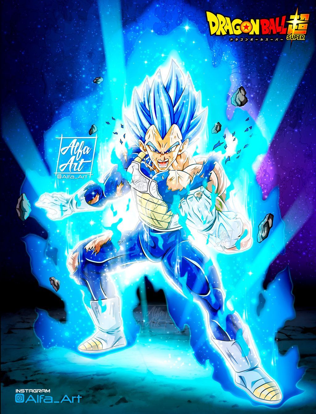 Vegeta Royal Blue Wallpapers