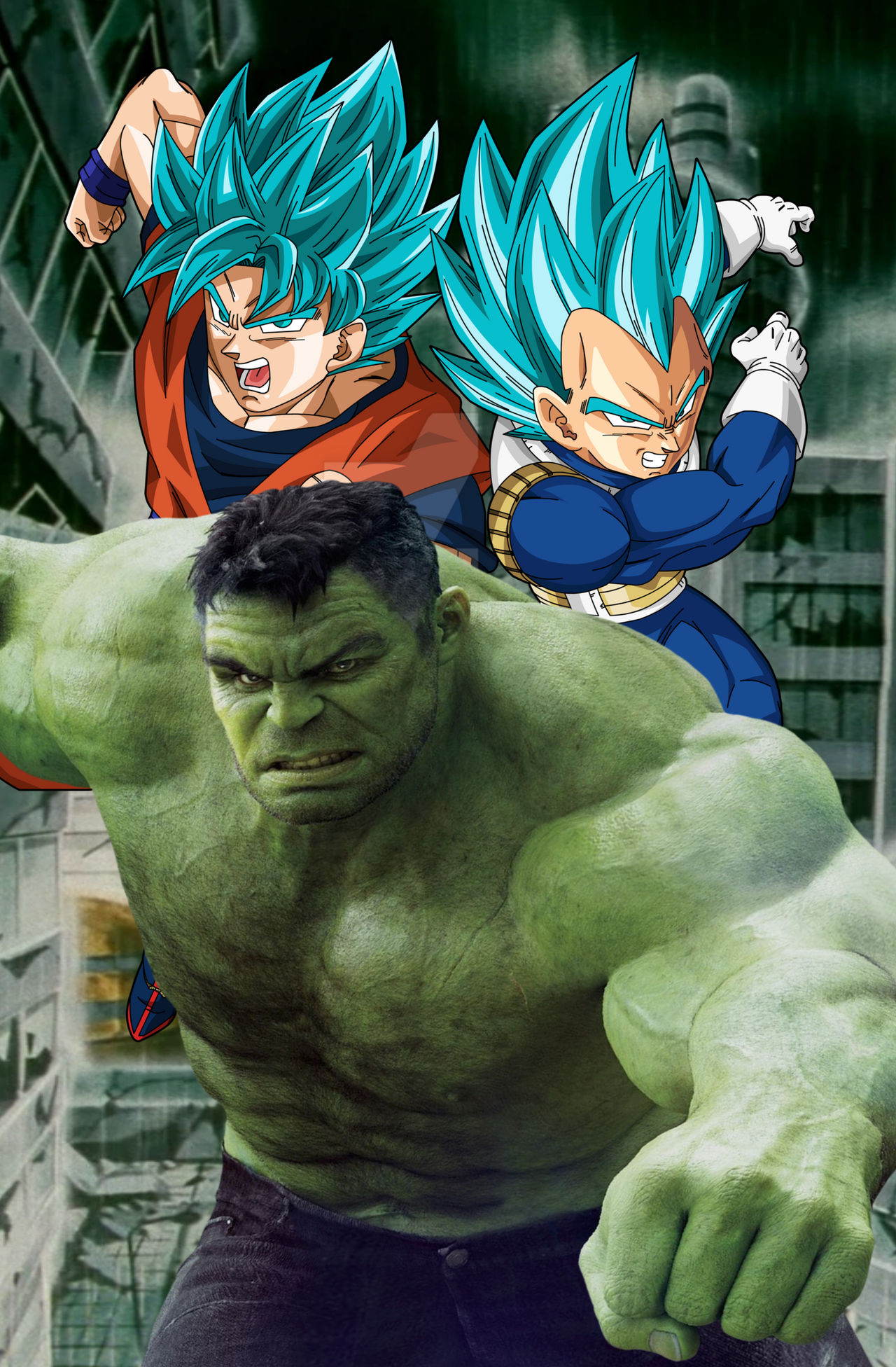 Vegeta Vs Hulk Wallpapers