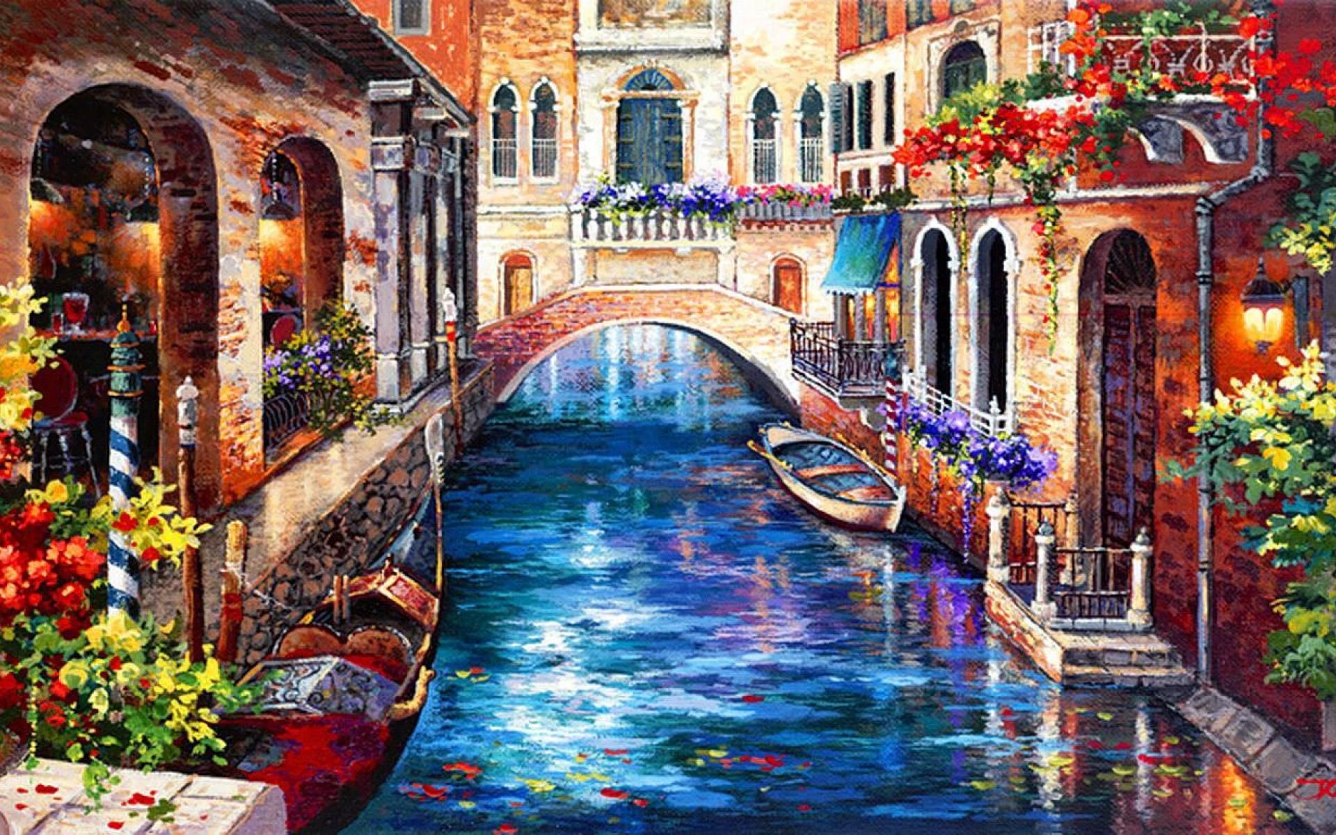 Venice Painting Wallpapers