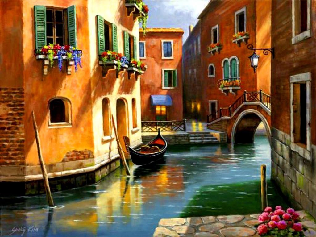 Venice Painting Wallpapers