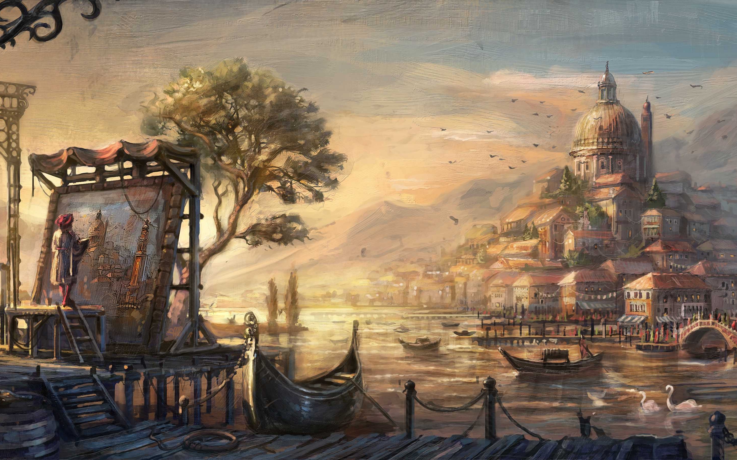 Venice Painting Wallpapers