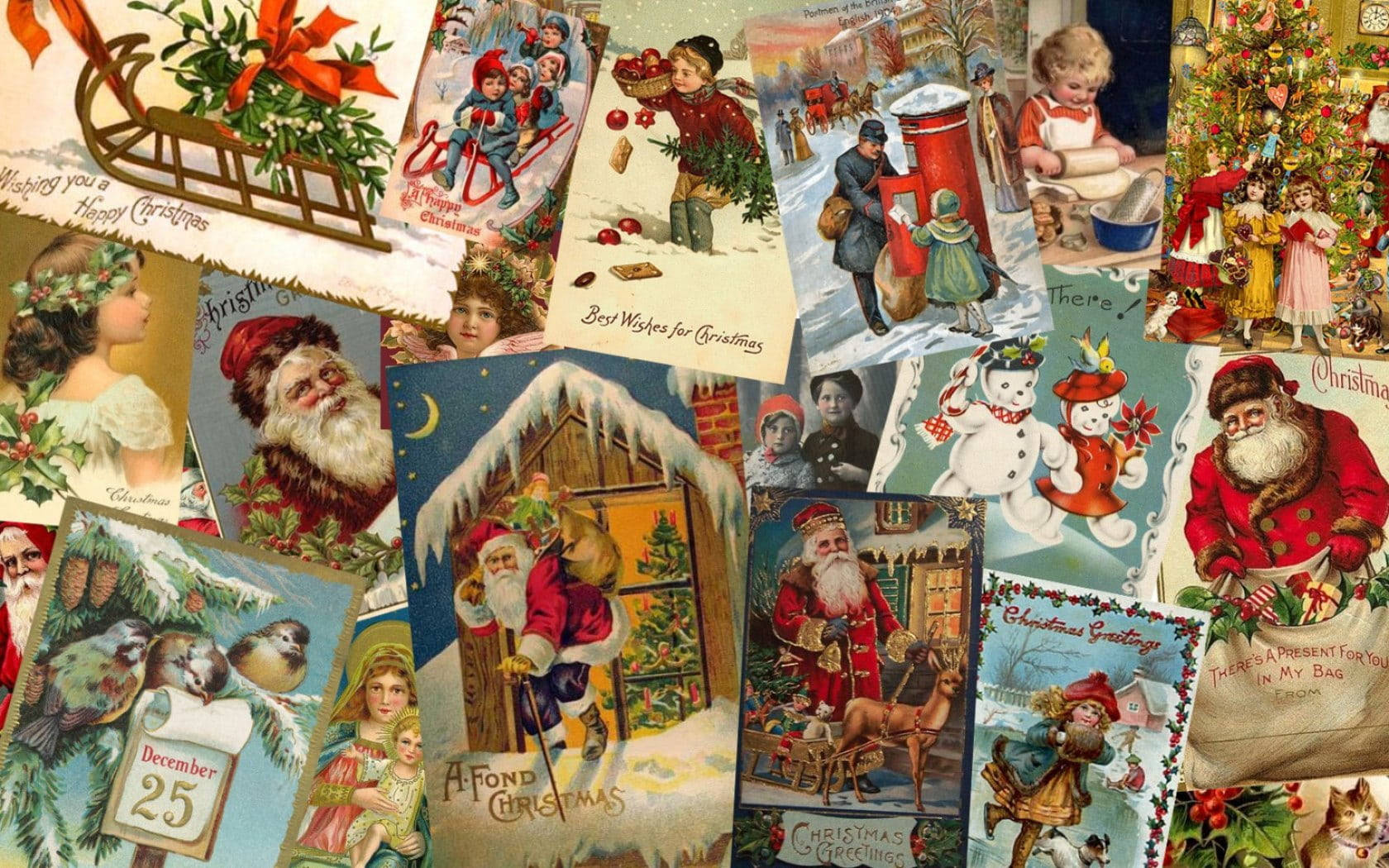 Victorian Christmas Wallpapers