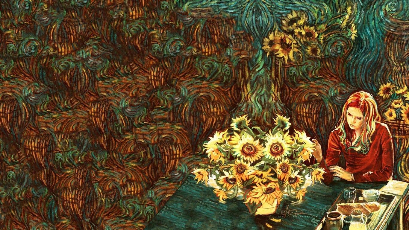 Vincent Van Gogh Sunflowers Amy Wallpapers