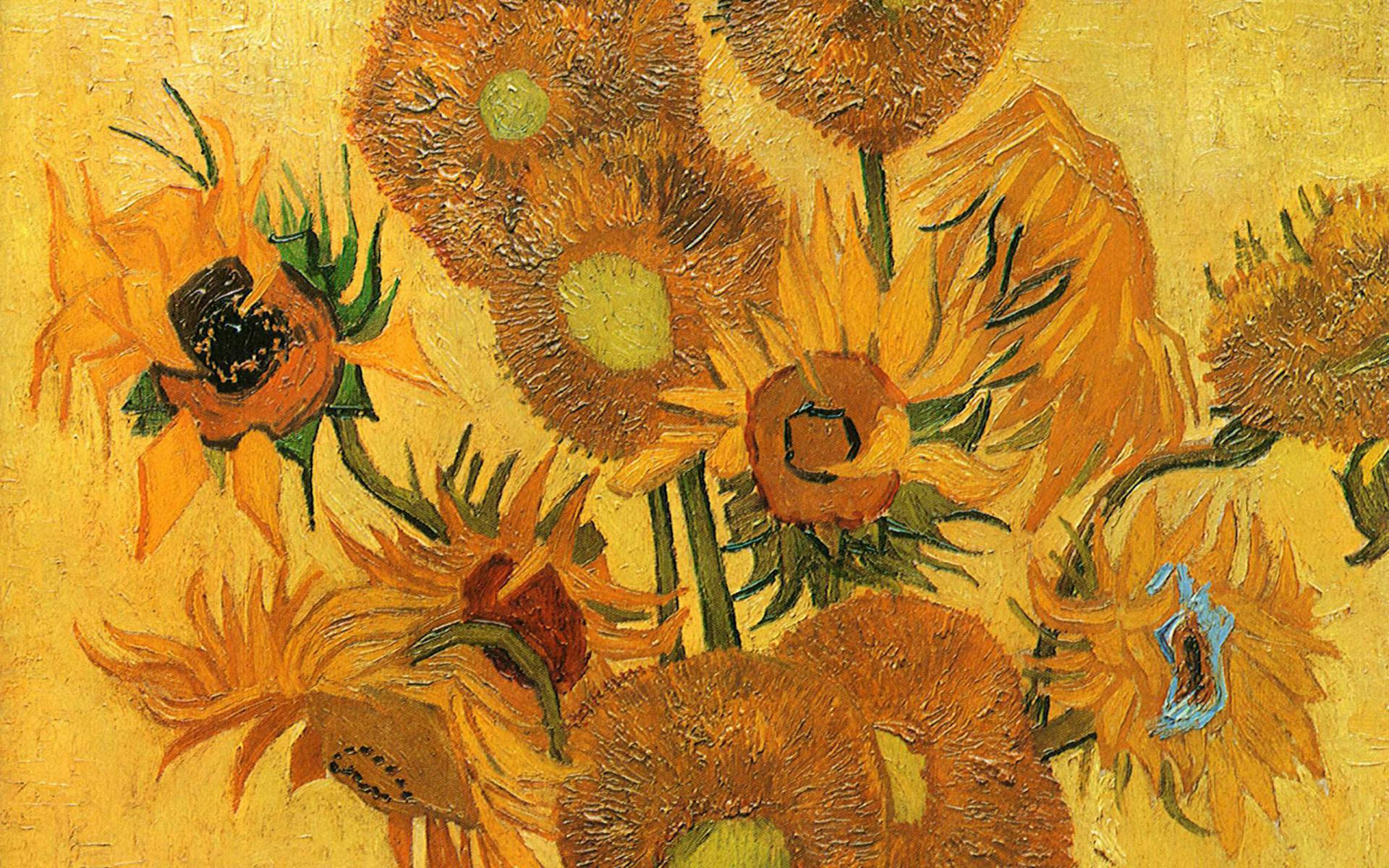 Vincent Van Gogh Sunflowers Amy Wallpapers