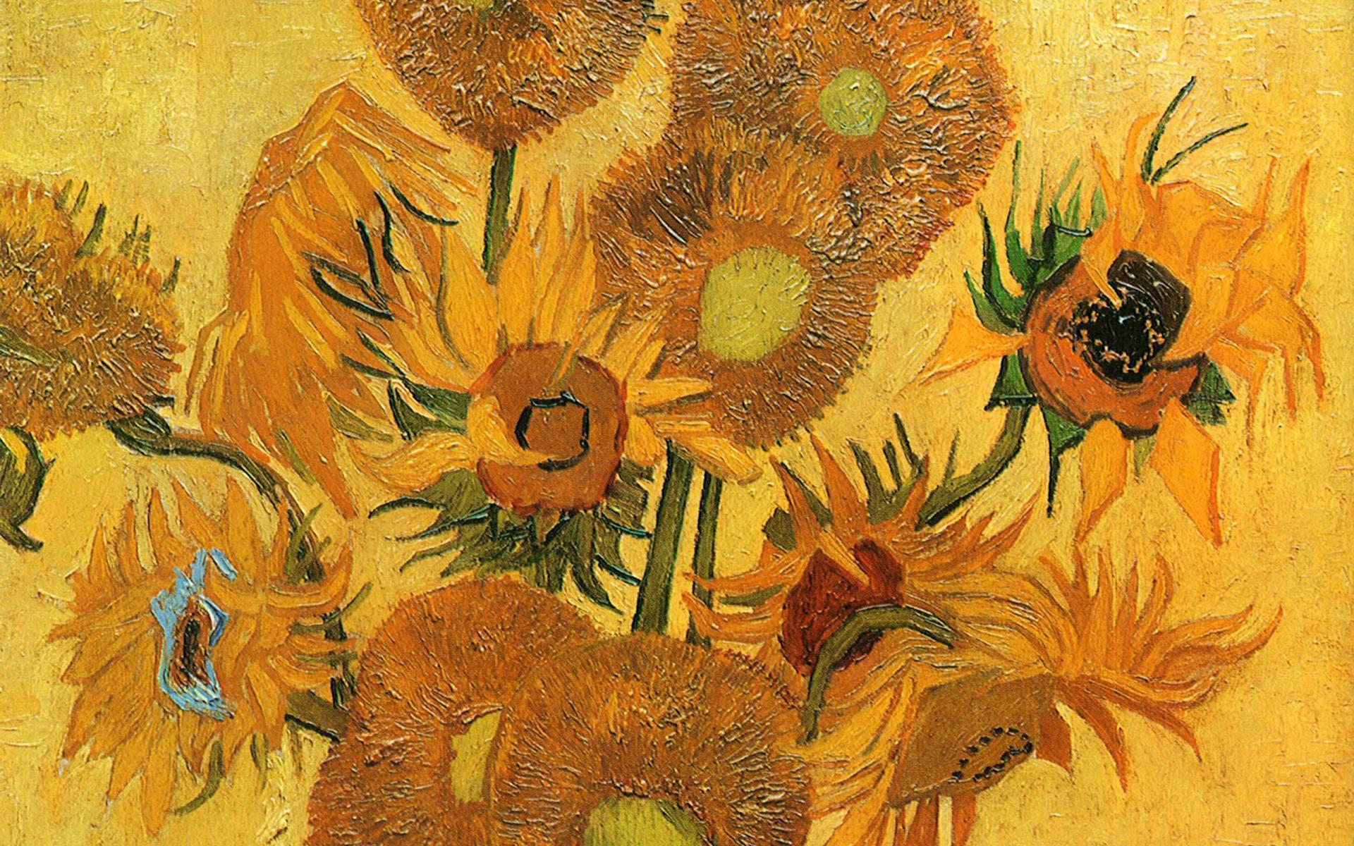 Vincent Van Gogh Sunflowers Amy Wallpapers