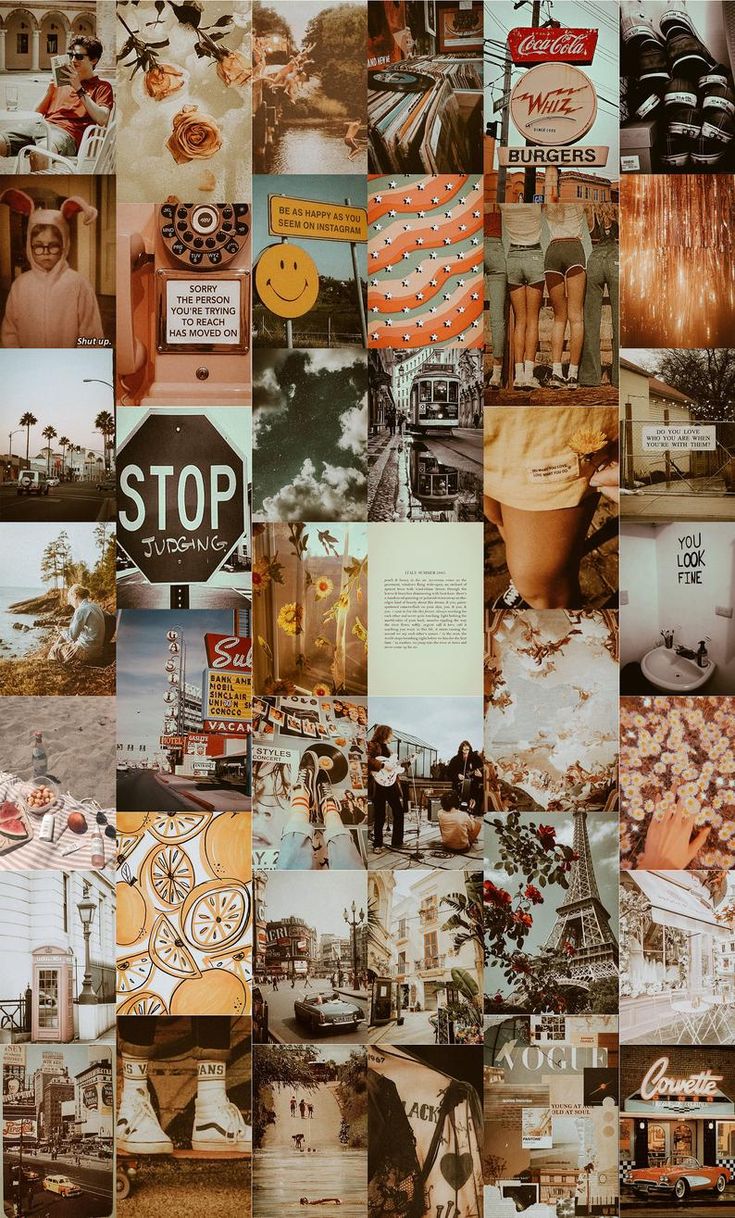 Vintage Collage Wallpapers