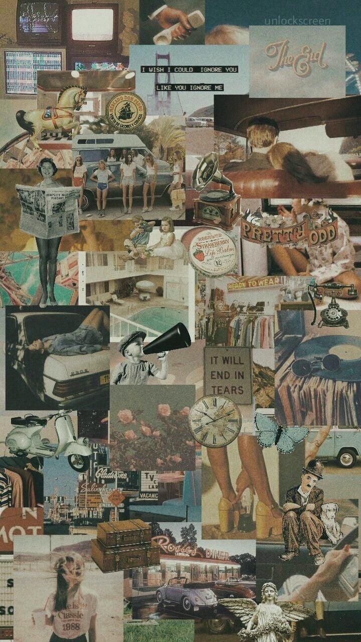 Vintage Collage Wallpapers