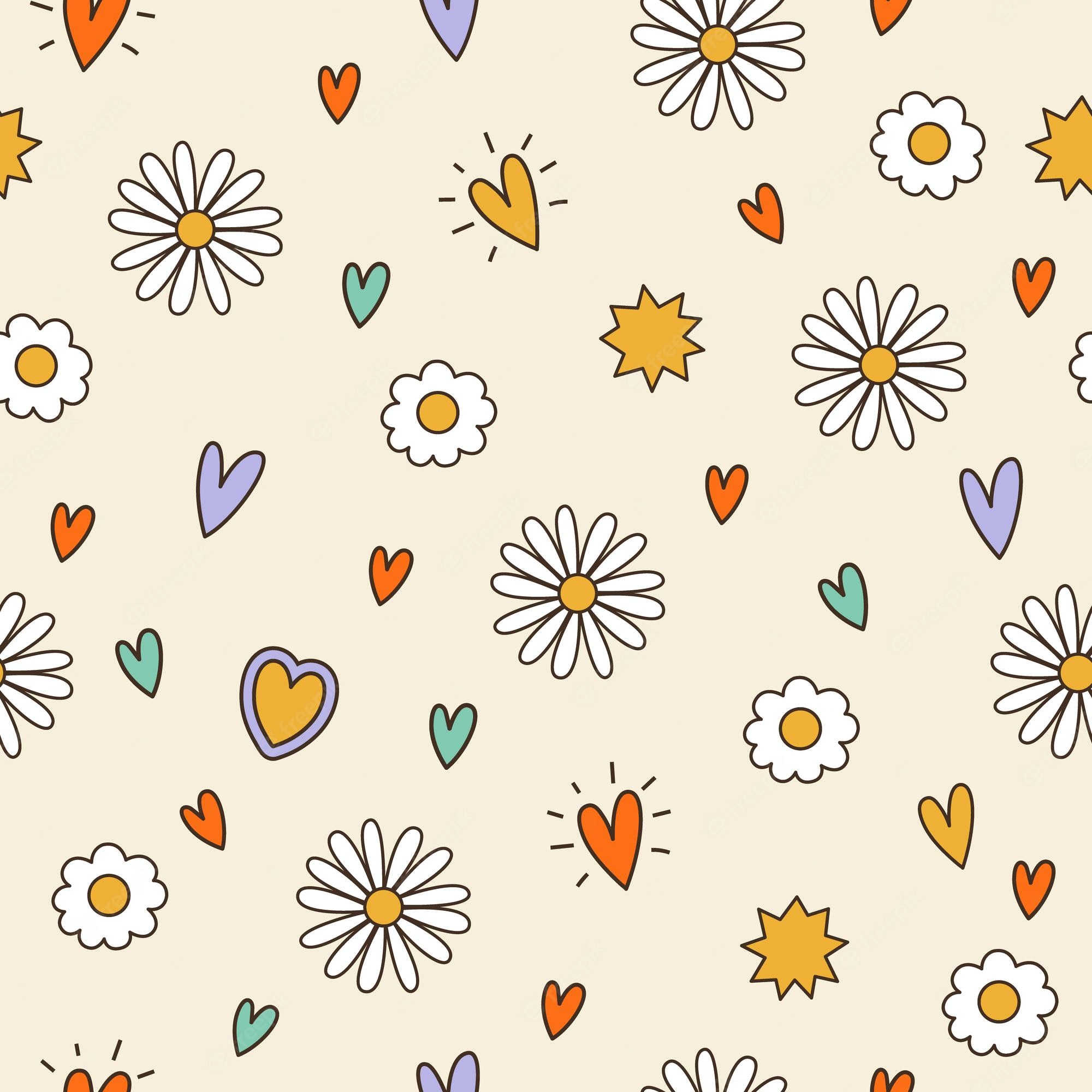 Vintage Daisy Wallpapers