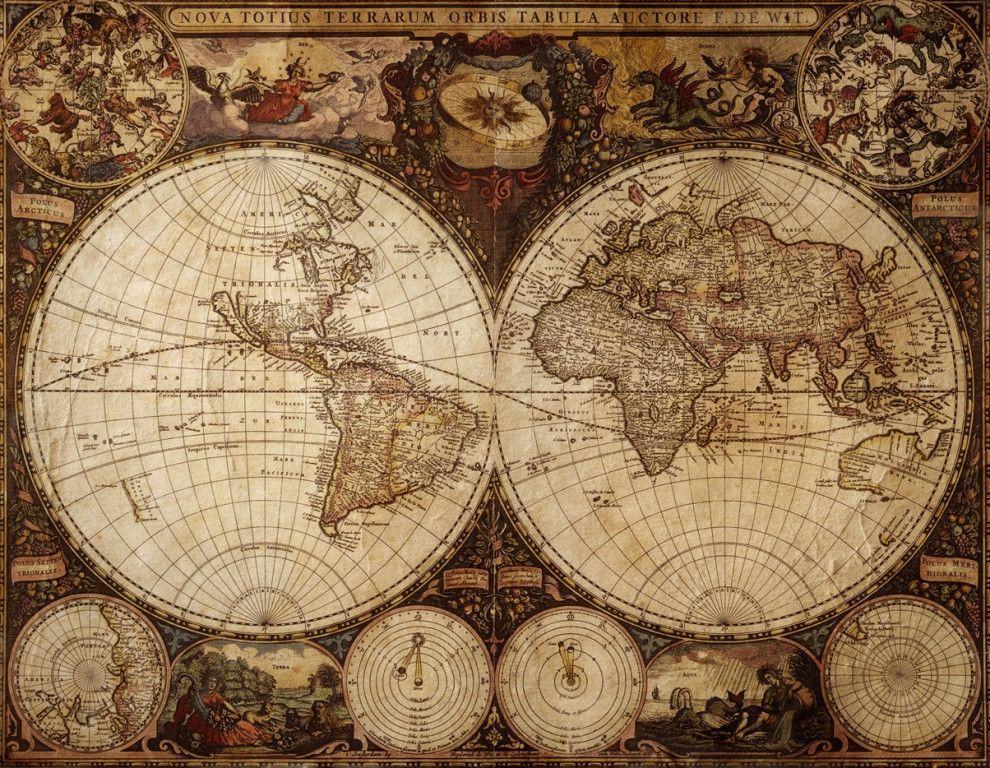 Vintage Map Wallpapers