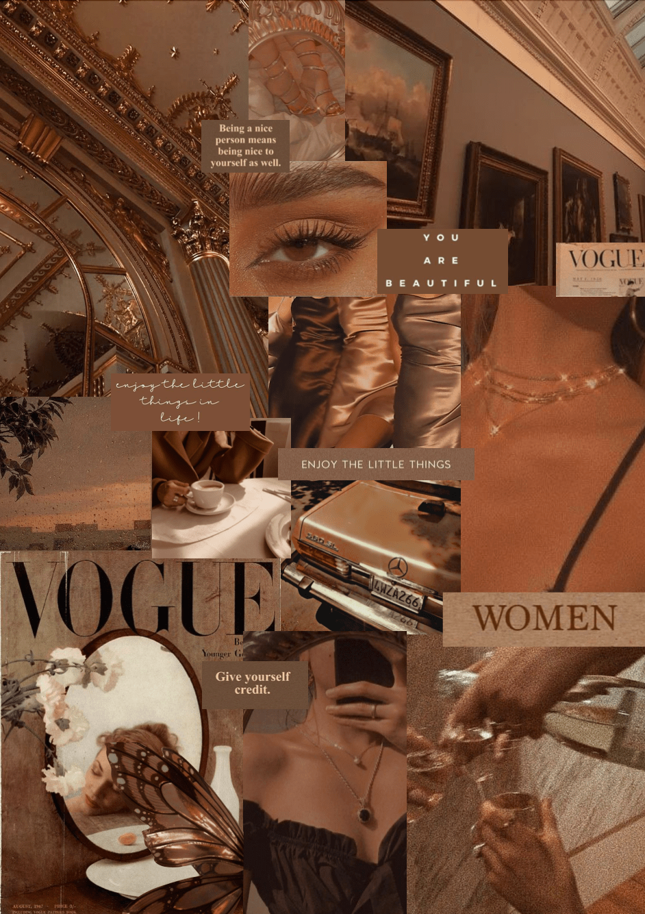 Vogue Collage Wallpapers