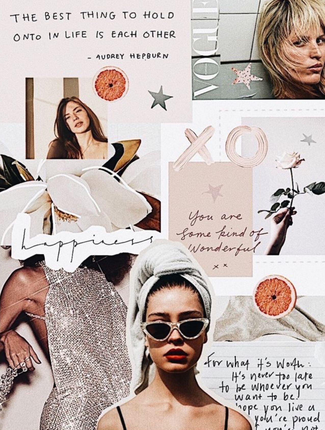 Vogue Collage Wallpapers