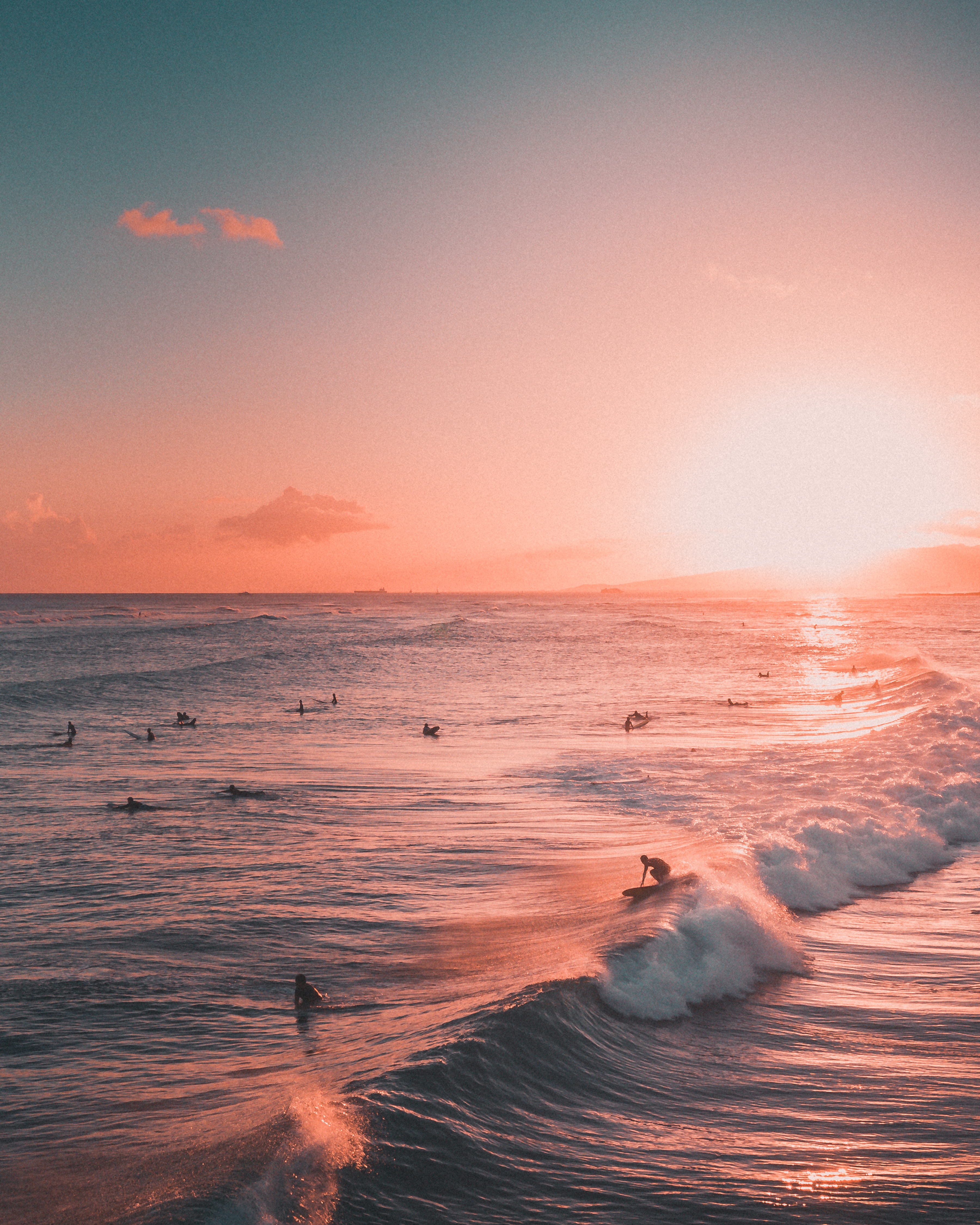 Waikiki Beach Sunset Wallpapers