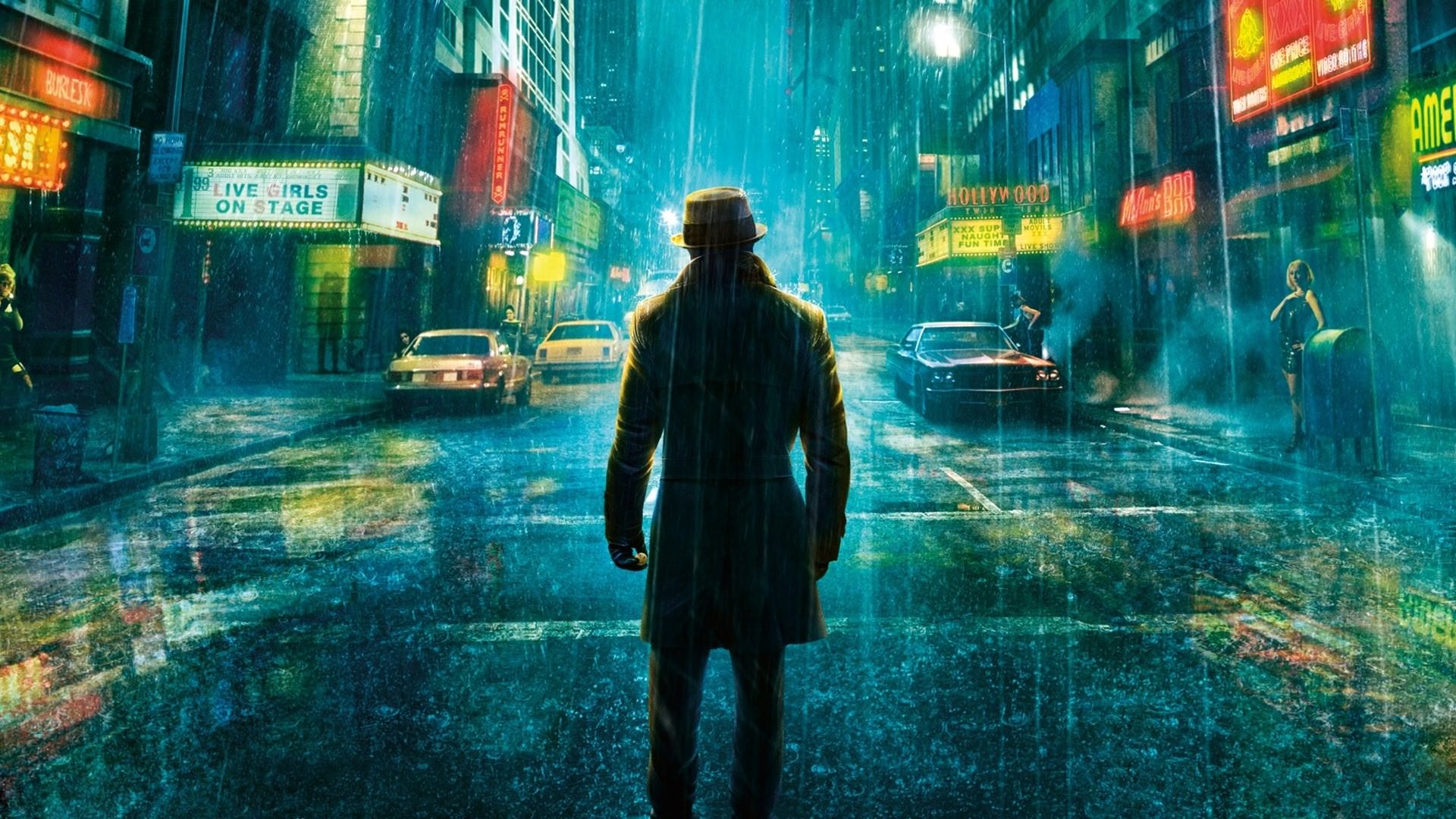 Walking Alone In The Rain Wallpapers