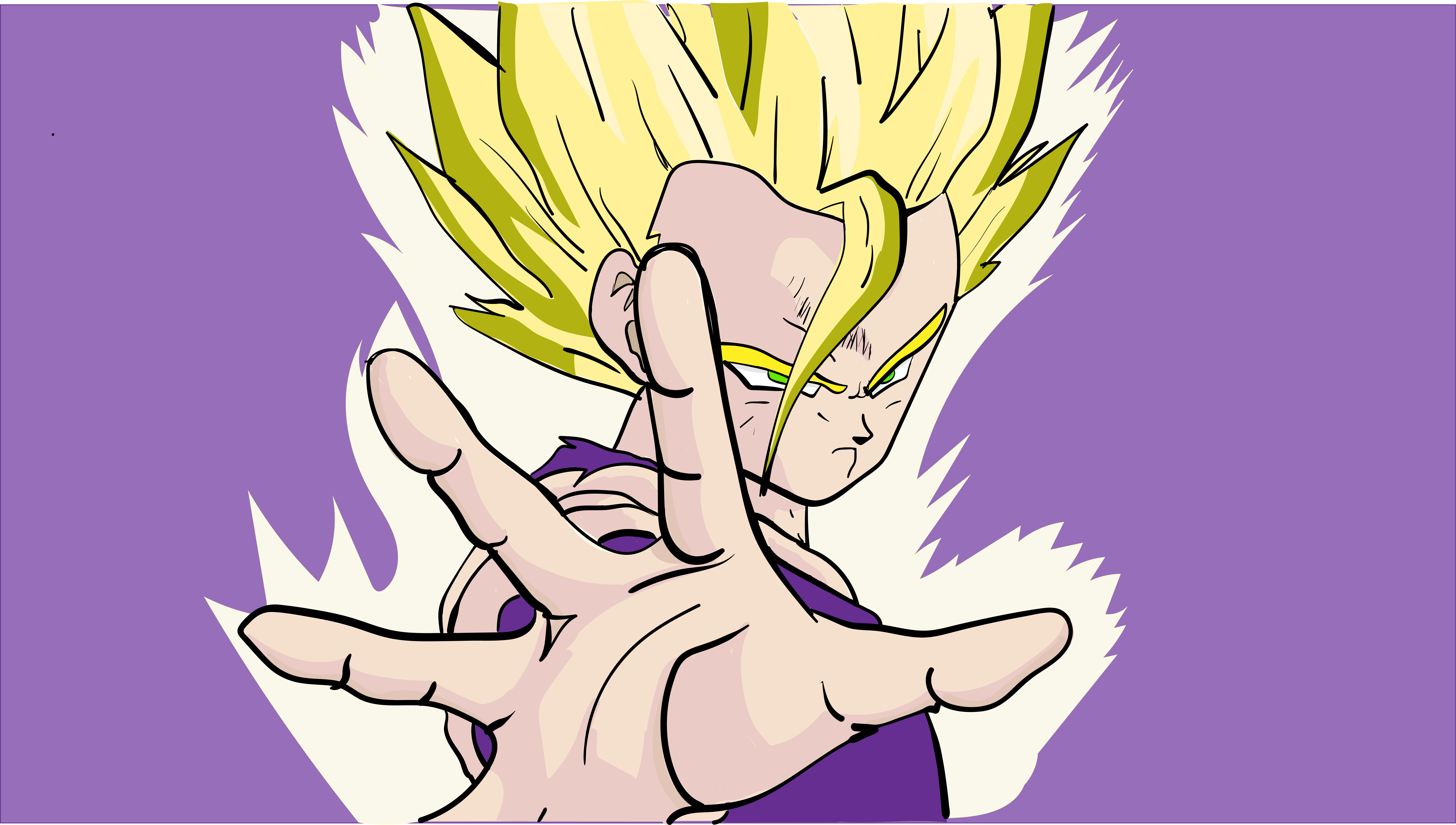 Wallpaper Gohan Super Saiyan 2 Wallpapers