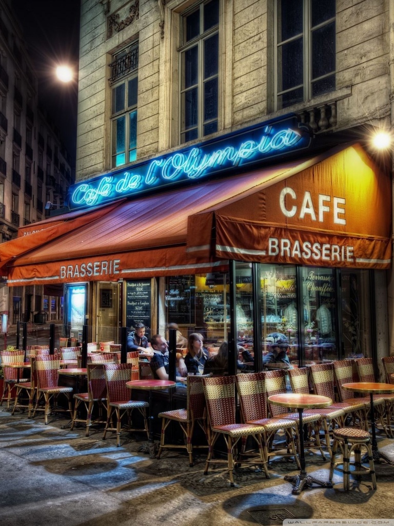 Wallpaper Paris Cafe Wallpapers