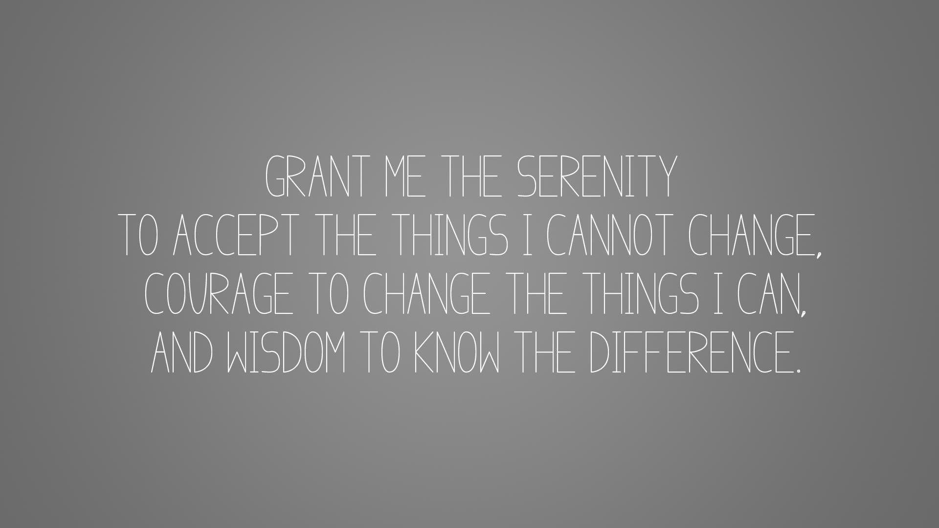 Wallpaper Serenity Prayer Wallpapers