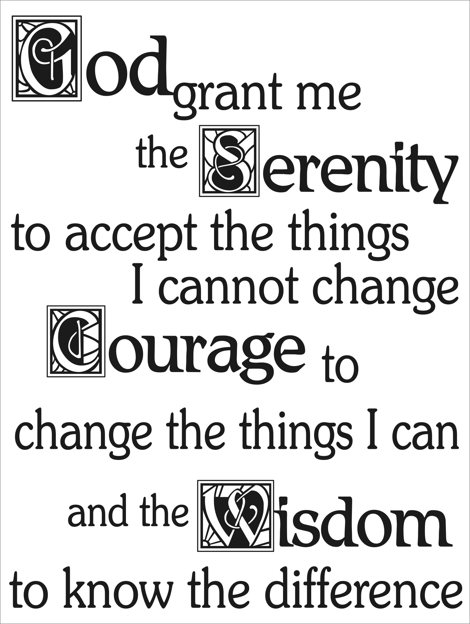 Wallpaper Serenity Prayer Wallpapers