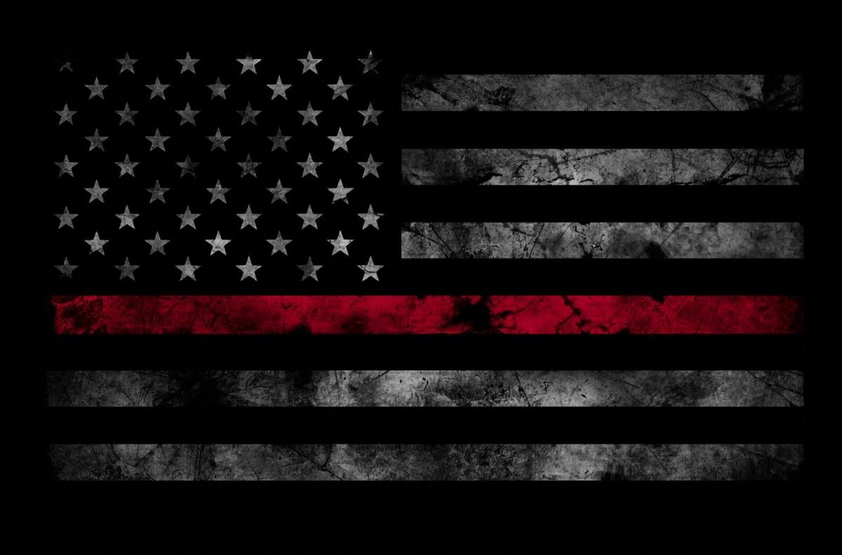 Wallpaper Thin Red Line Flag Wallpapers