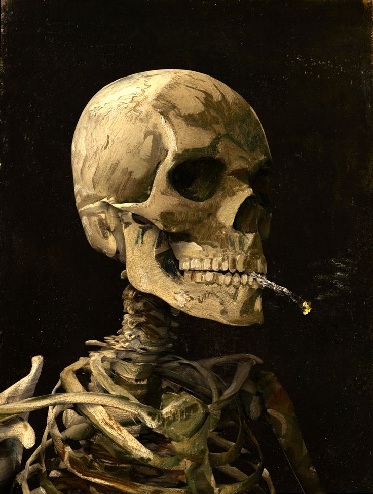 Wallpaper Van Gogh Skeleton Wallpapers