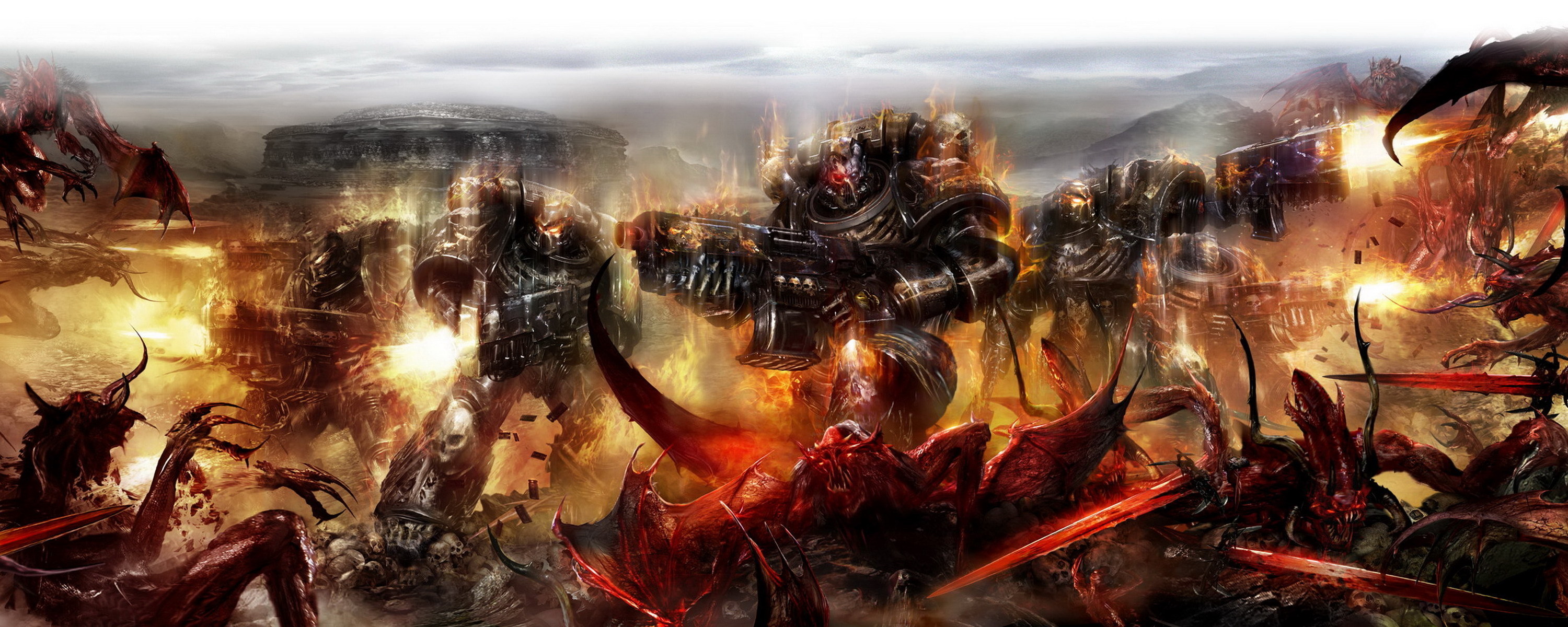 Warhammer 40K Dual Screen Wallpapers