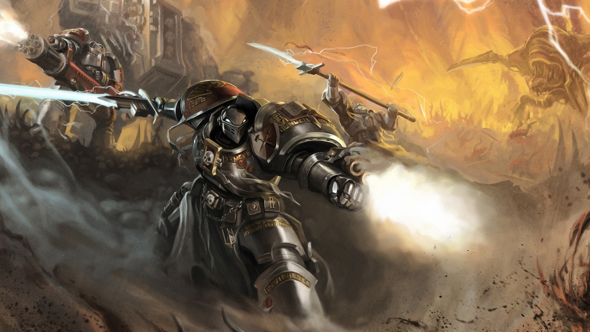 Warhammer 40K Dual Screen Wallpapers