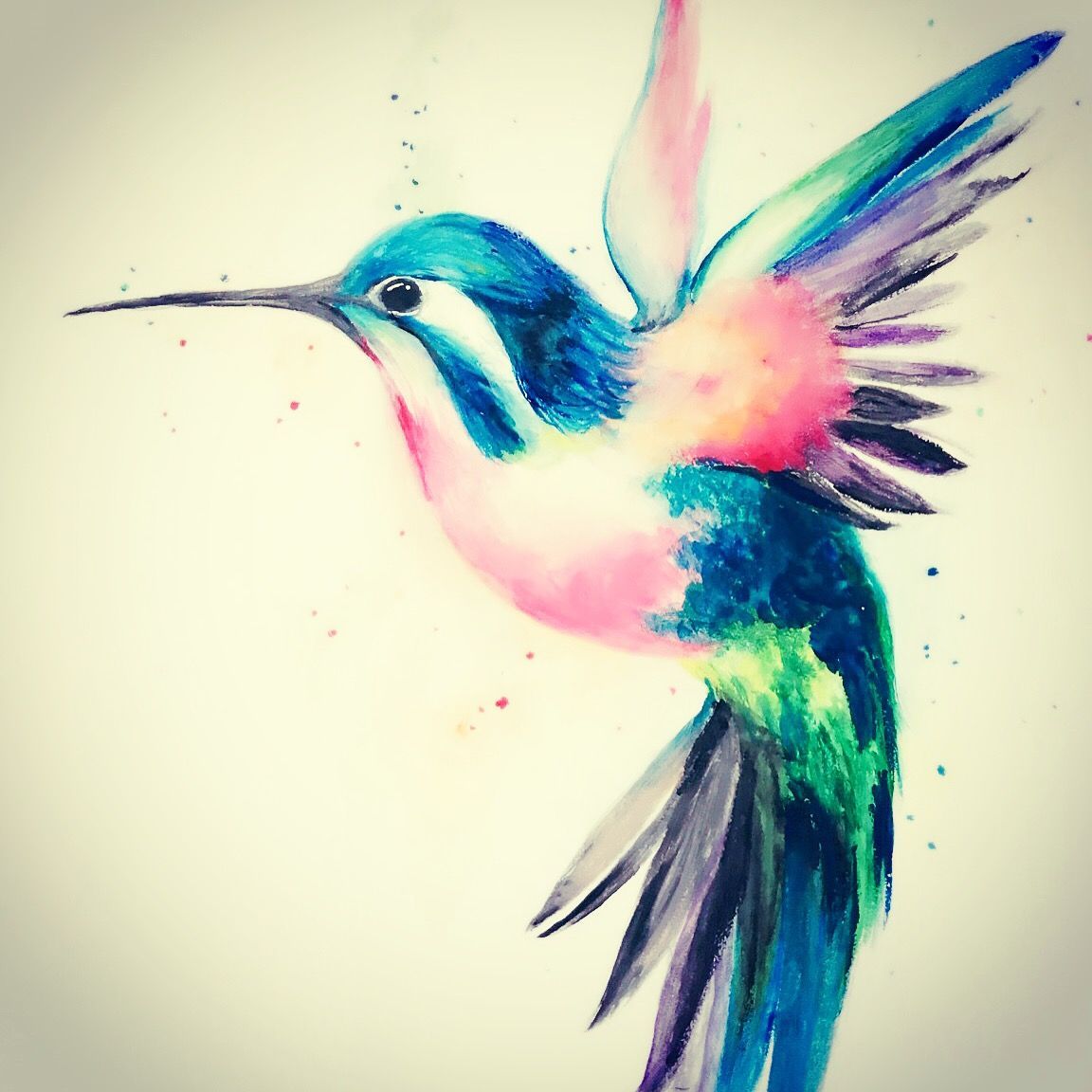 Watercolor Hummingbird Images Wallpapers