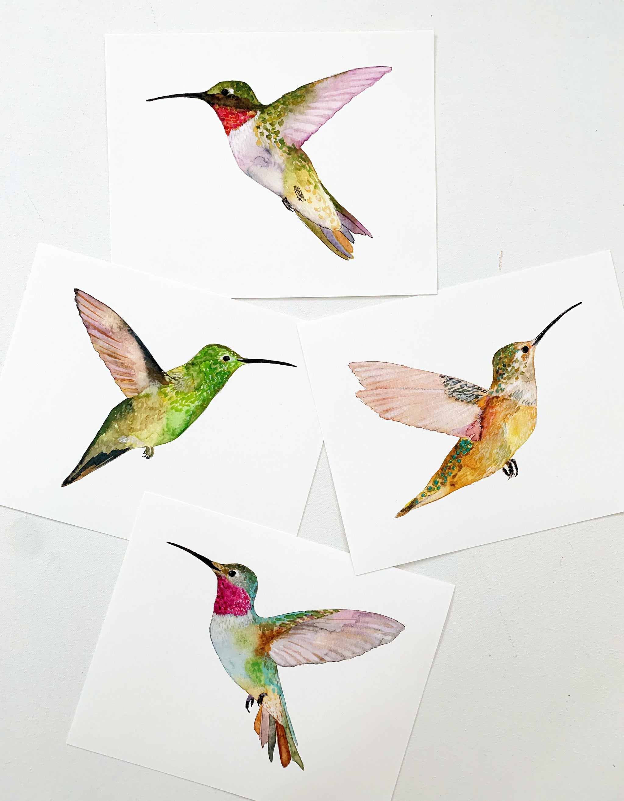 Watercolor Hummingbird Images Wallpapers