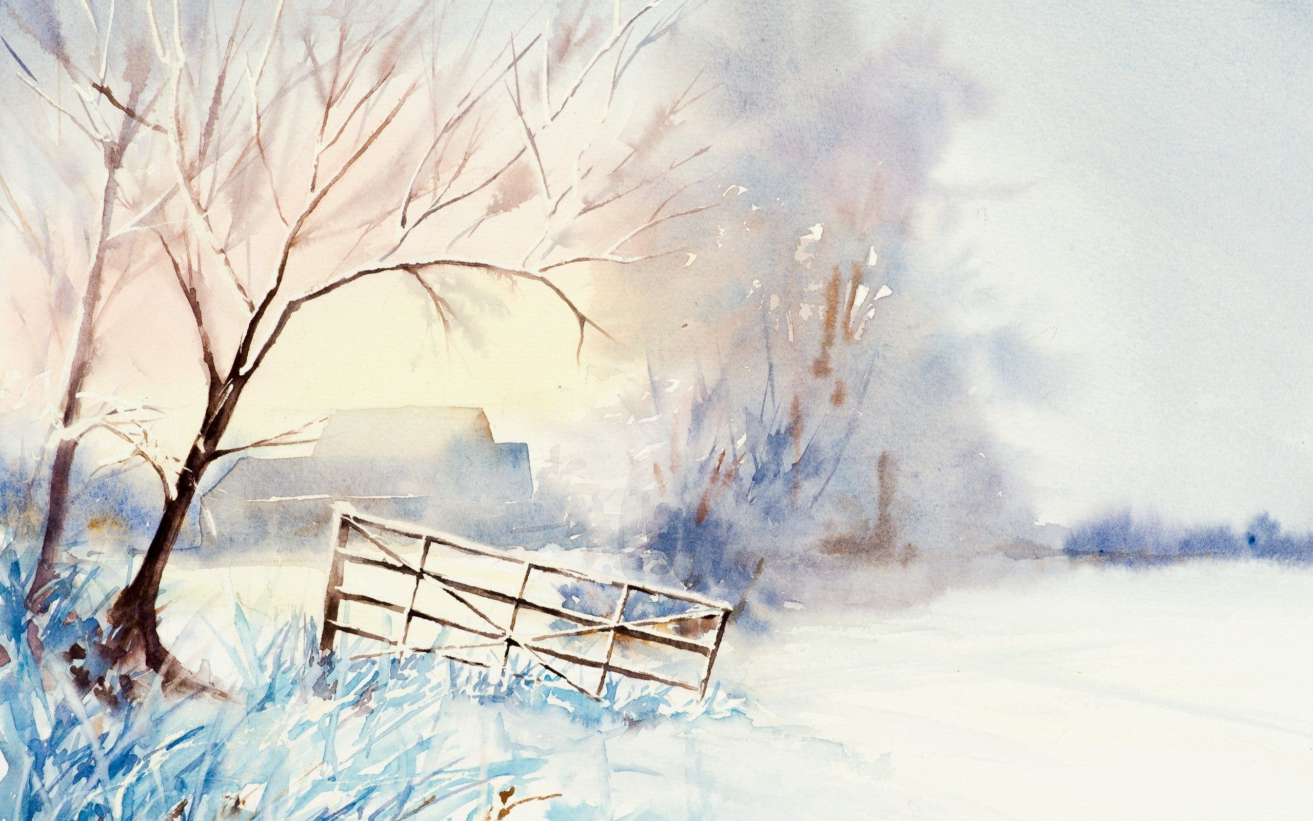 Watercolor Landscape Wallpapers