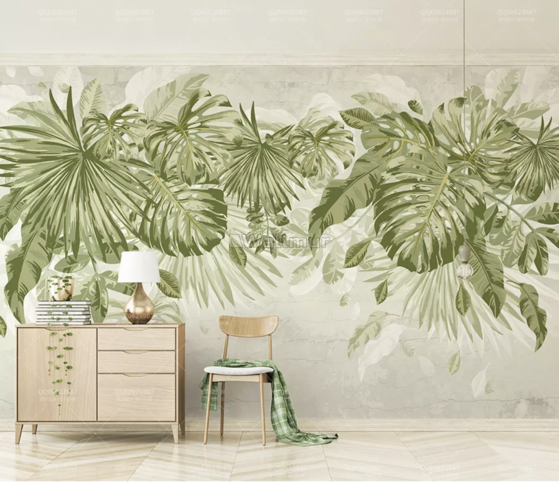 Watercolor Palm Leaves Wallpapers