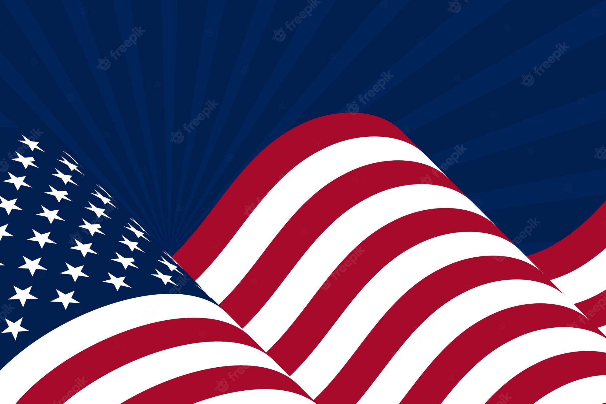 Waving American Flag Wallpapers