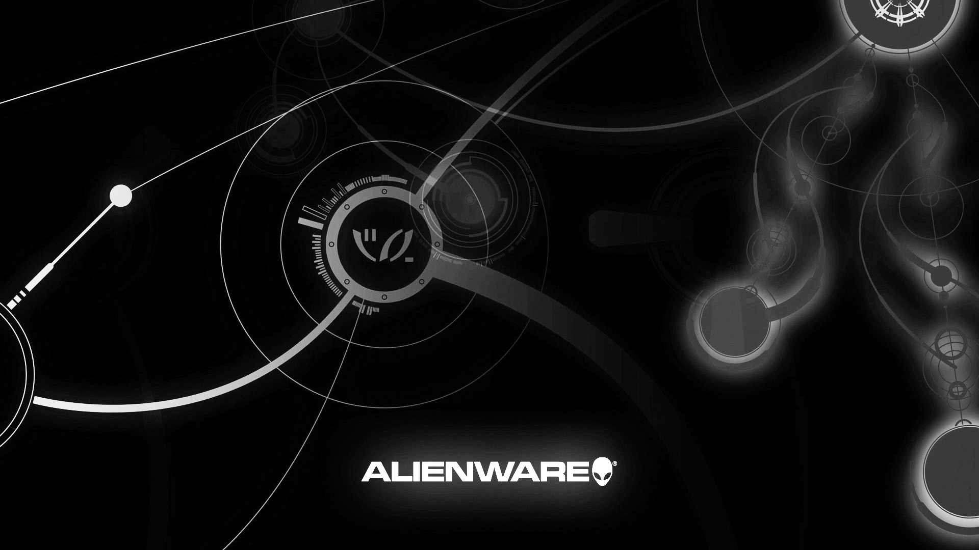 White Alienware Wallpapers